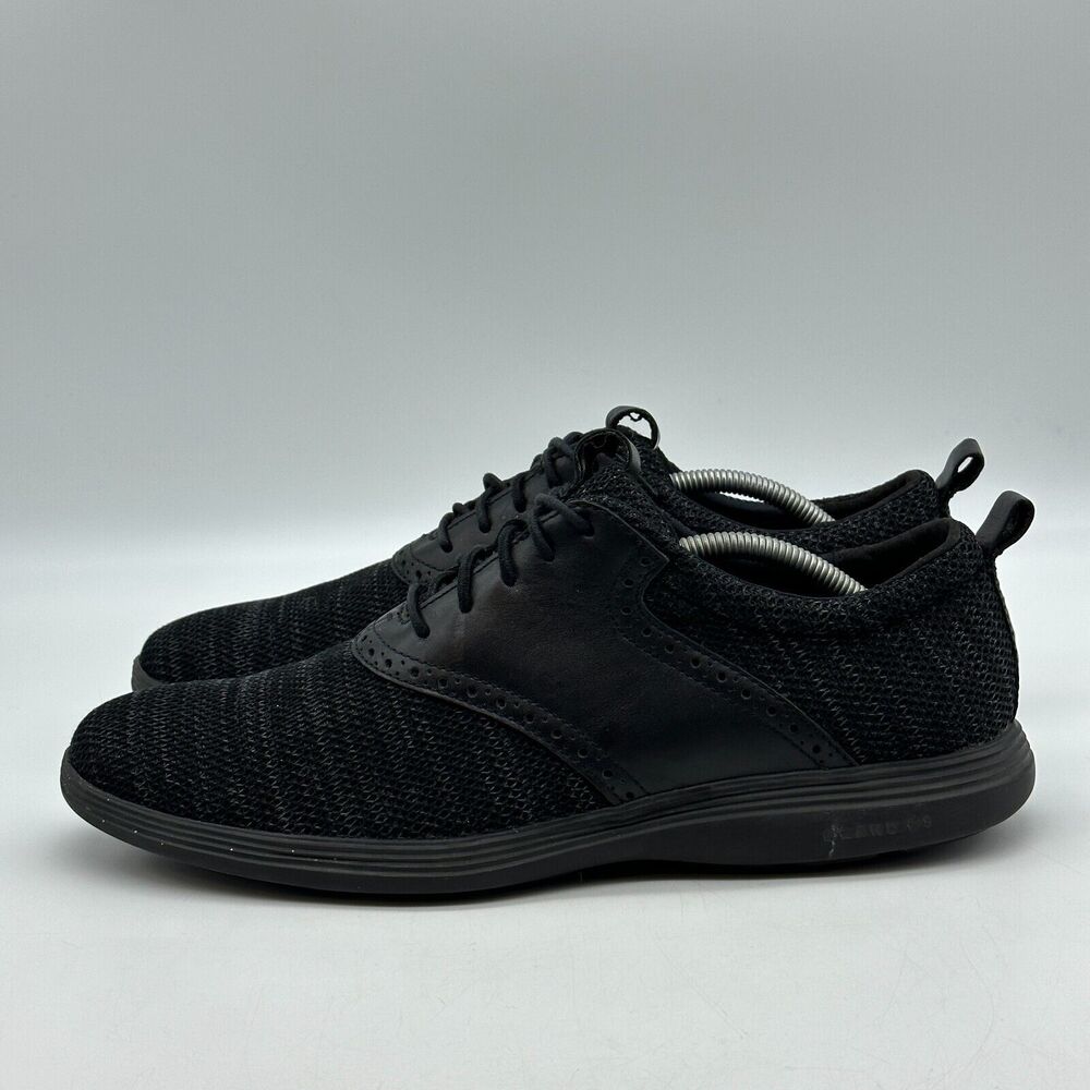 Cole Haan Grand Tour Knit Oxfords Mens Size 12 M Black Casual C31341